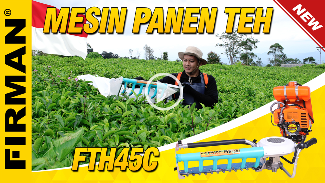 Alat Petik Teh FIRMAN FTH45C | Mesin Pemanen Teh dengan Brushcutter | Mesin Panen Teh